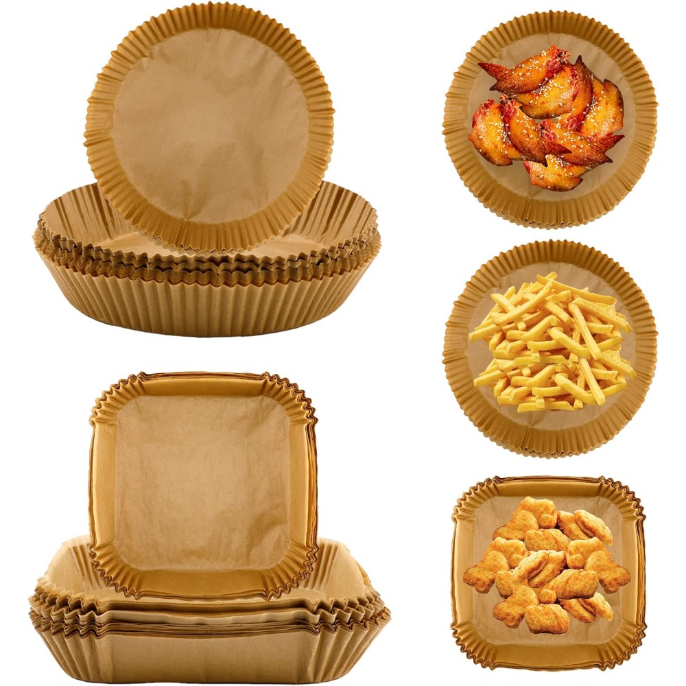 Kitchen Paper For Baking - 50/100 pces fritadeira de ar papel