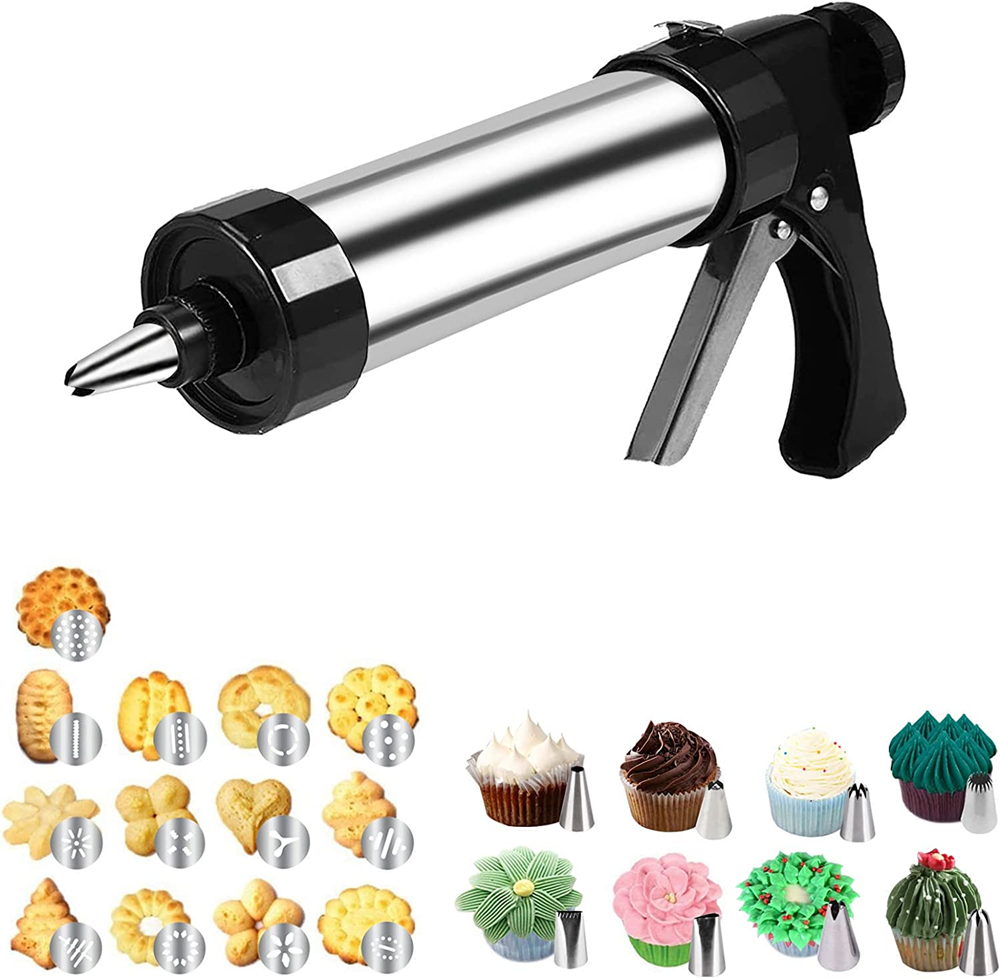 Piping Bag Disposable - LMETJMA Kit de prensa de biscoitos