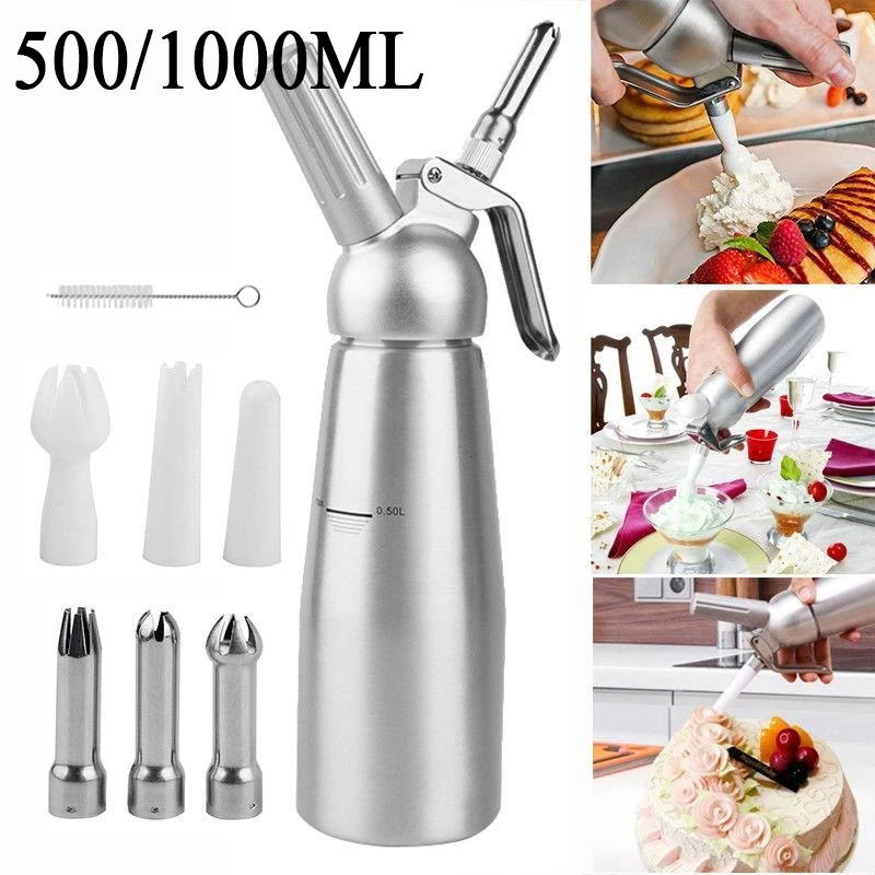 Piping Bag Disposable - Pistola de espuma creme 500/1000ml, pistola