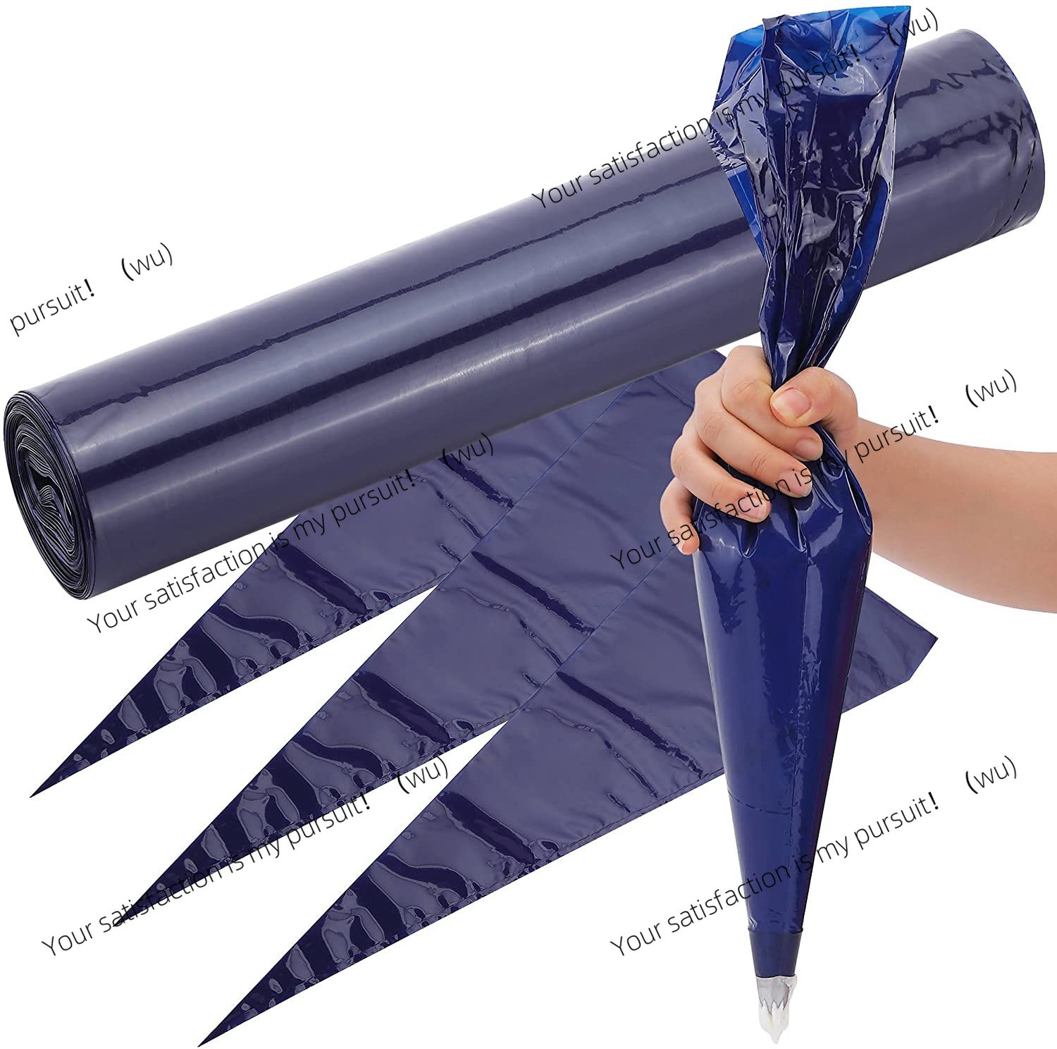 Piping Bag Disposable - Saco de confeitar de 21 polegadas,