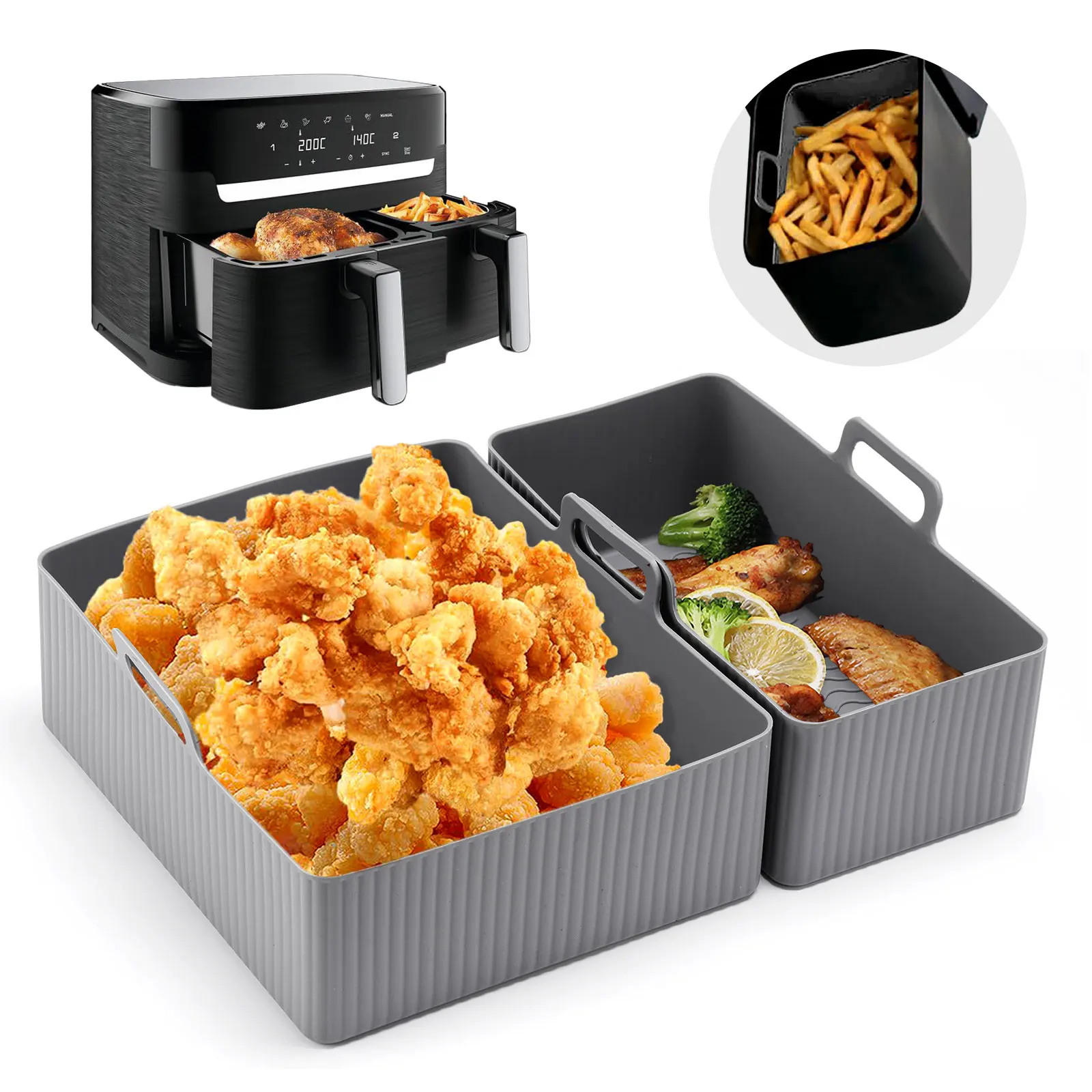 Kitchen Baking Tray Set - Conjunto de 2 Peças de Tapetes