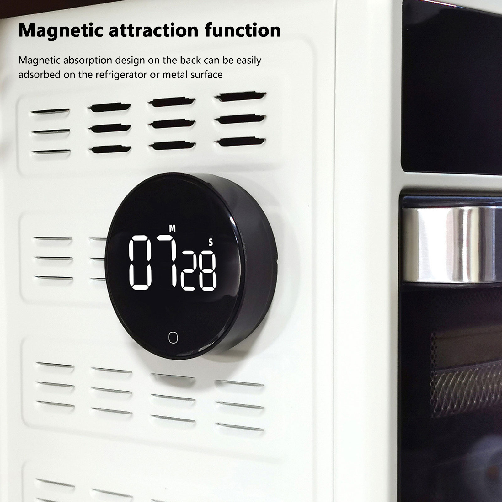 Baking Kitchen Design - Temporizador de cozinha digital LED, recarregável