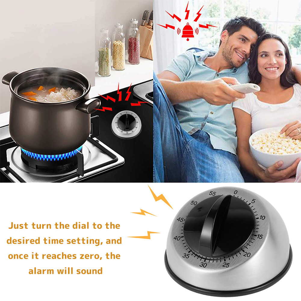 1 unidade de temporizador mecâ - Kitchen Baking Timer avaliação e preço