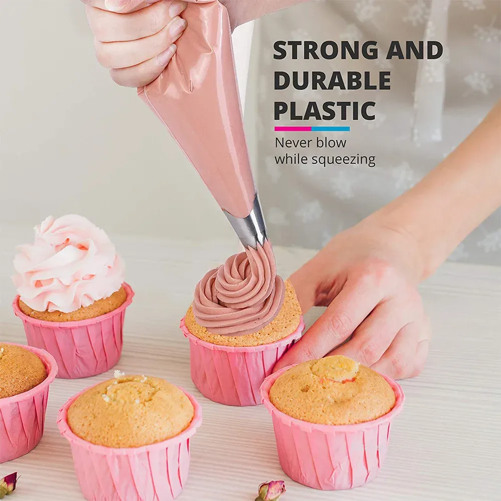 20/50/100 pces sacos descartáv - Piping Bag Disposable avaliação e preço