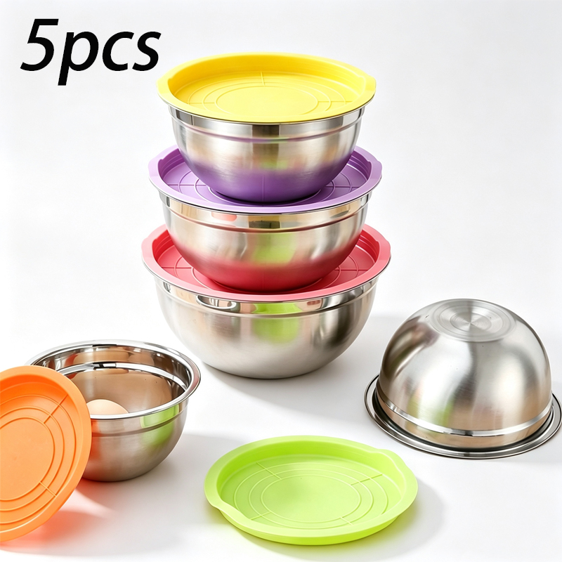 5 tigelas de mistura em aço in - Kitchen Baking Bowls avaliação e preço