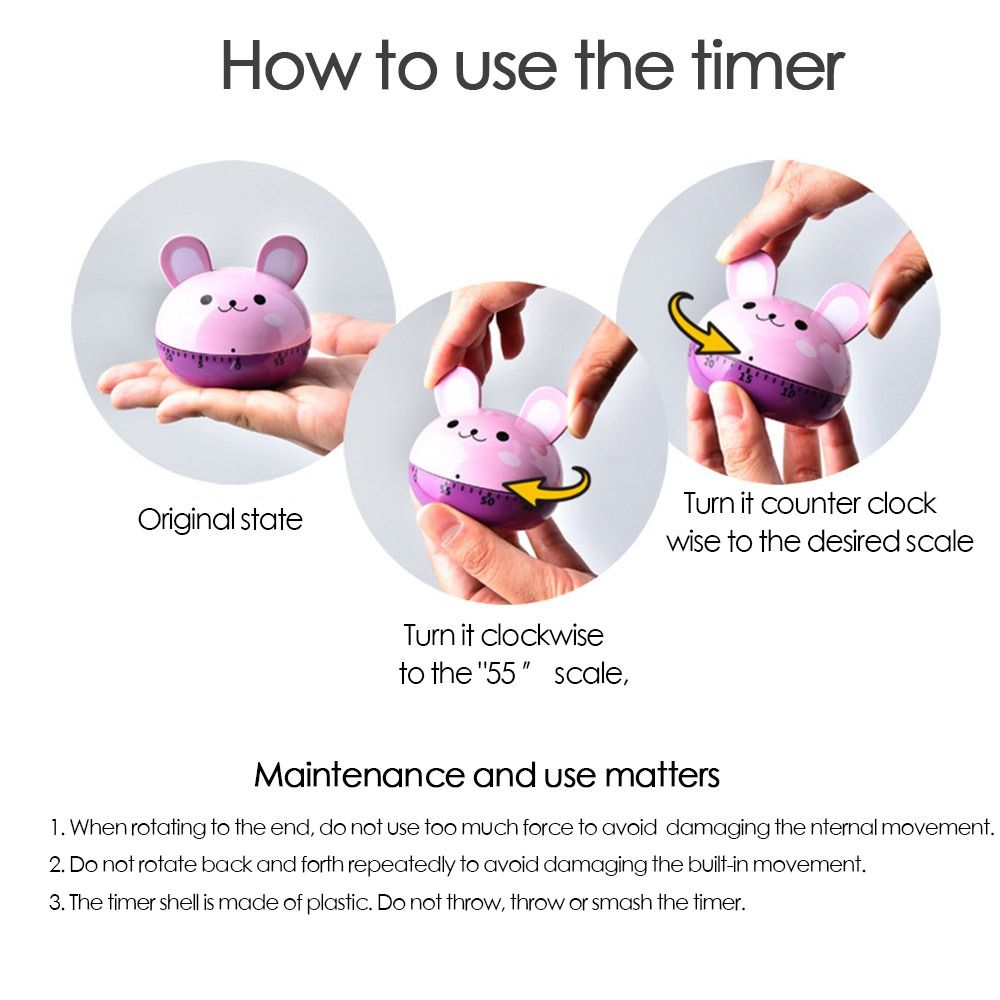 Animal bonito temporizador mec - Kitchen Baking Timer avaliação e preço