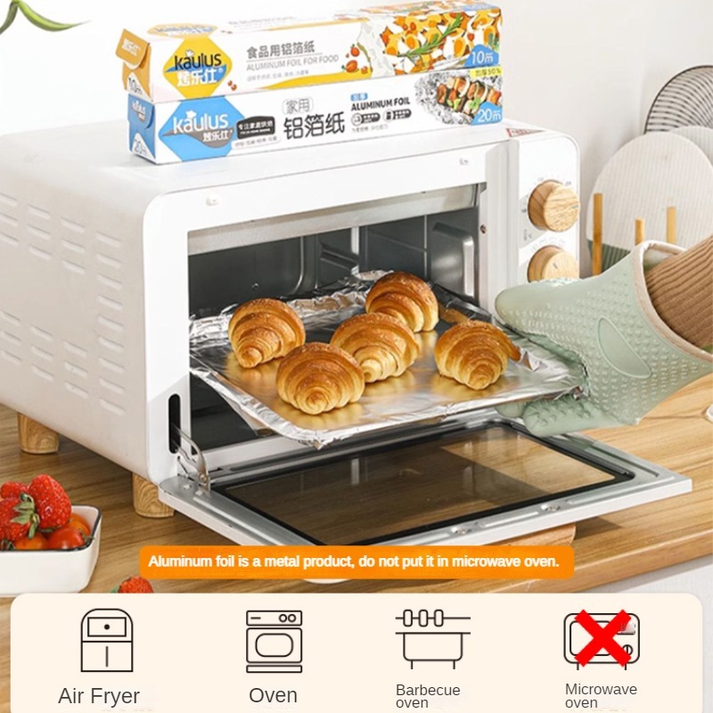 Zackoo 10/20/40m folha de alum - Kitchen Paper For Baking avaliação e preço