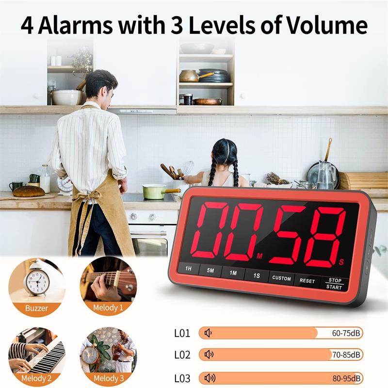 Temporizador digital de grande - Kitchen Baking Timer avaliação e preço