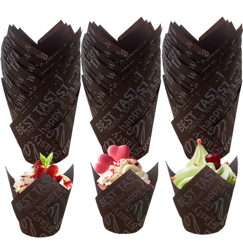 50/100 Peças de Copos de Papel - Kitchen Paper For Baking avaliação e preço