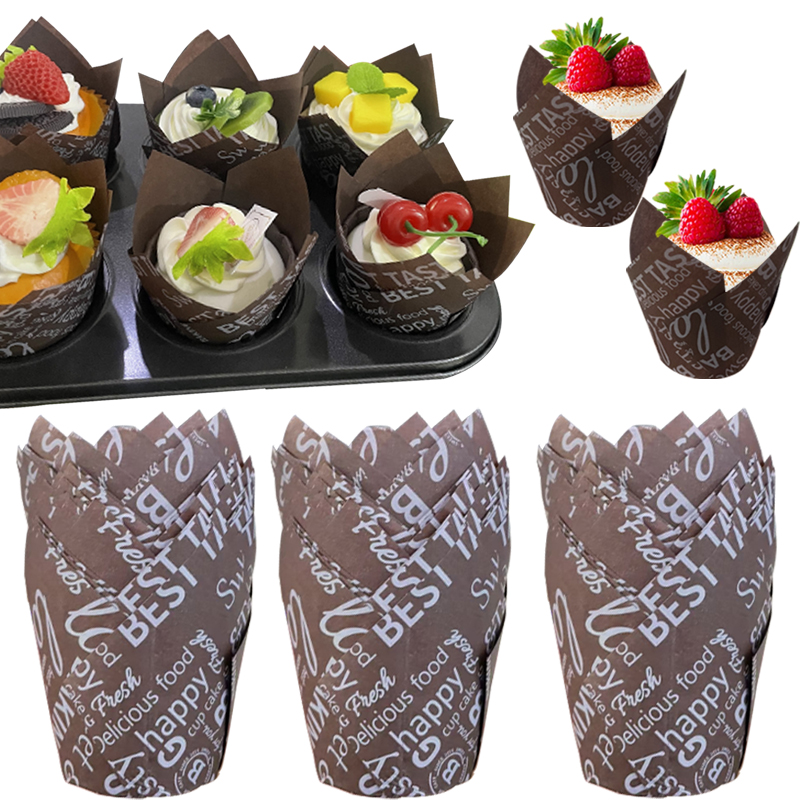 50/100 Peças de Copos de Papel - Kitchen Paper For Baking avaliação e preço