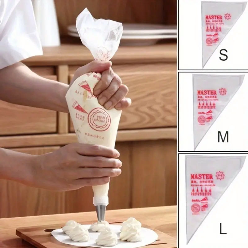 100 sacos de pastelaria descar - Piping Bag Disposable avaliação e preço