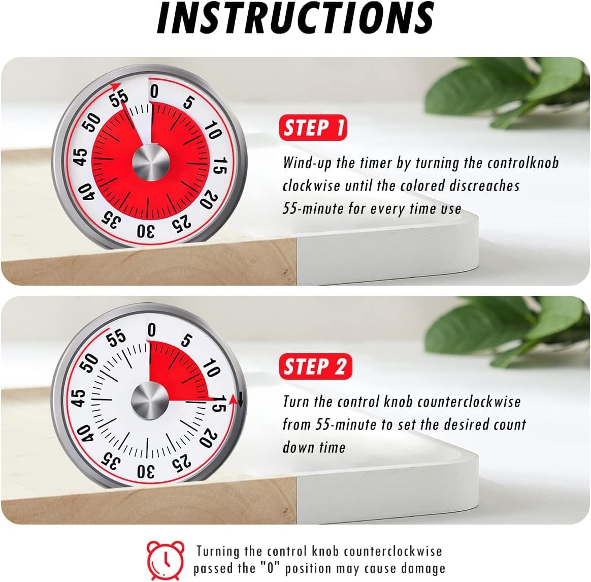 Temporizador Visual Magnético  - Kitchen Baking Timer avaliação e preço