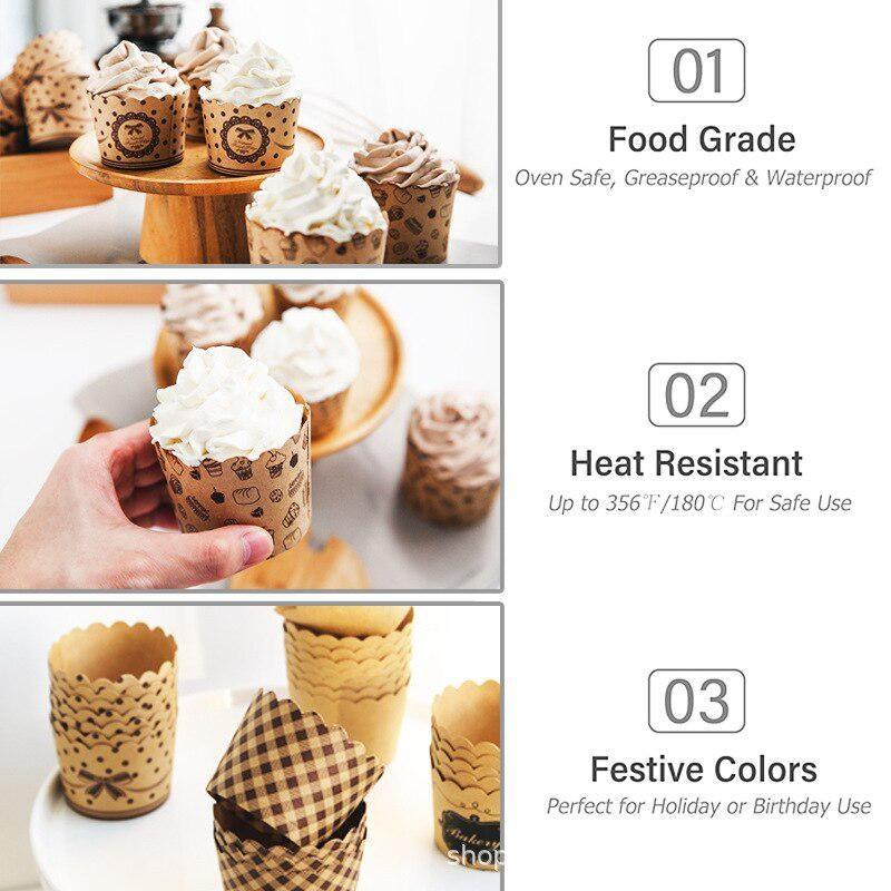 50 unidades/pacote cupcake cop - Kitchen Paper For Baking avaliação e preço