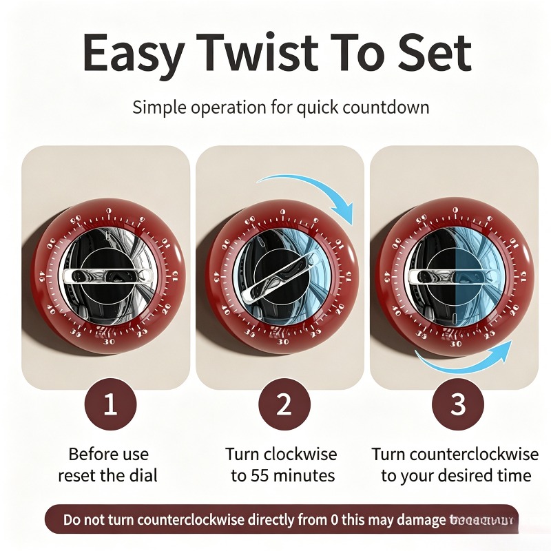 Temporizador de Cozinha Magnét - Kitchen Baking Timer avaliação e preço