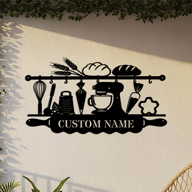 Arte de Parede Personalizada e - Kitchen For Baking avaliação e preço